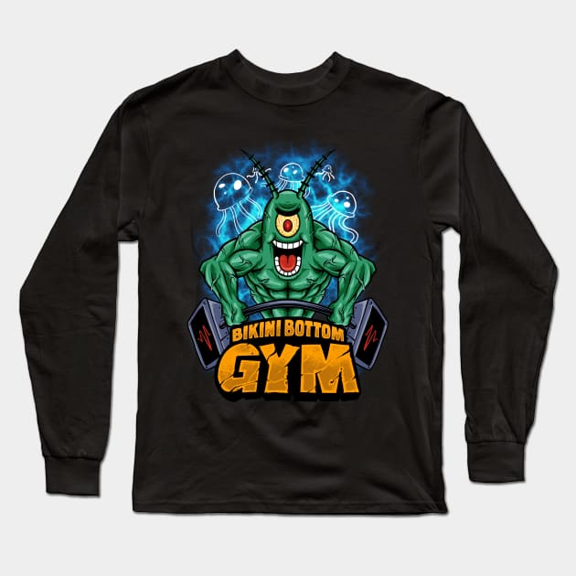 muscle evil Long Sleeve T-Shirt by spoilerinc